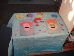 fuzzy felt faces